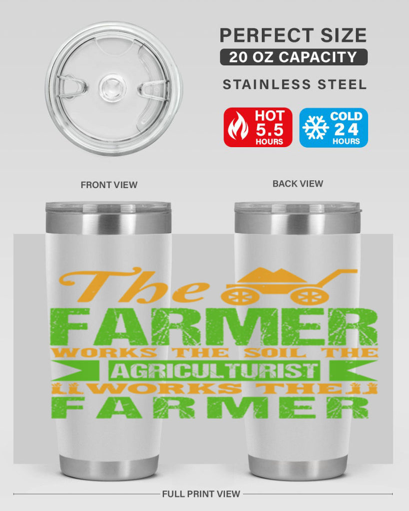 The farmers work the soil 33#- farming and gardening- Tumbler