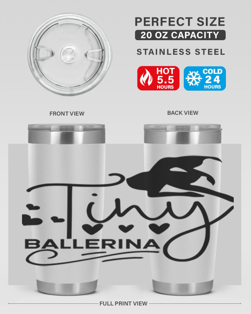 Tiny Ballerina 89#- ballet- Tumbler