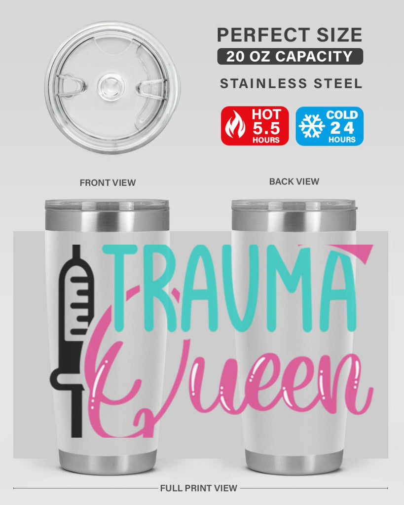Trauma Queen Style Style 12#- nurse- tumbler