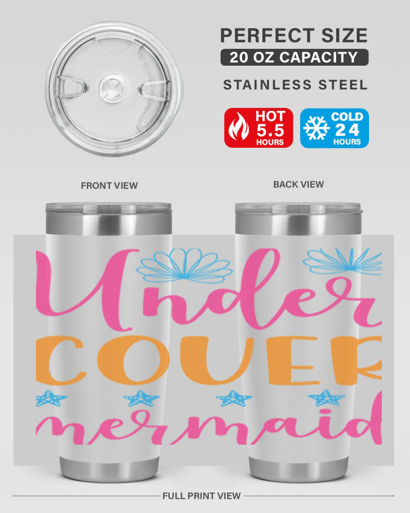 Under Cover Mermaid Design 653#- mermaid- Tumbler