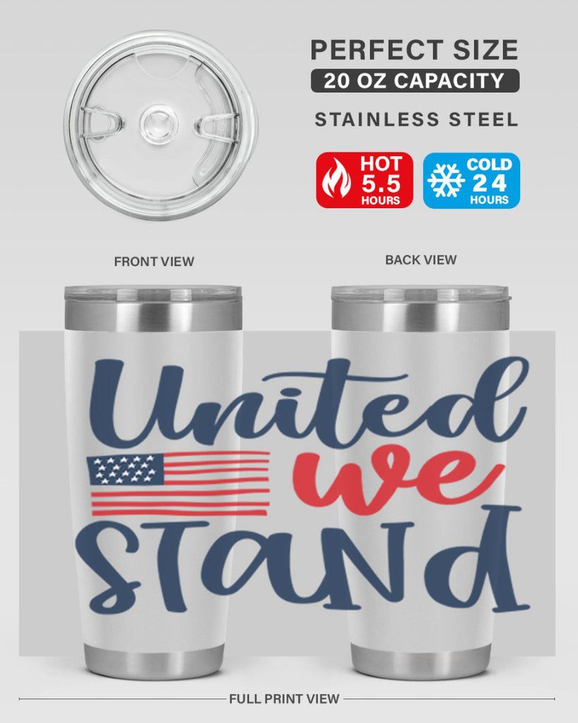 United we stand Style 9#- Fourt Of July- Tumbler