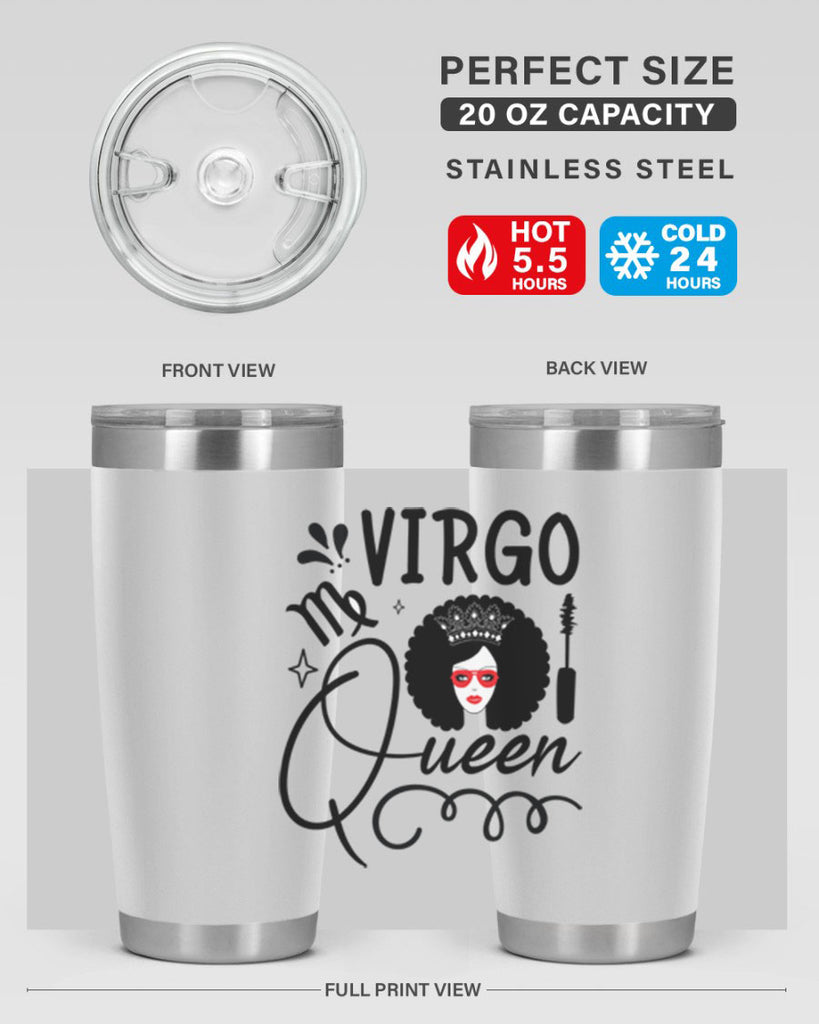 Virgo queen 541#- zodiac- Tumbler