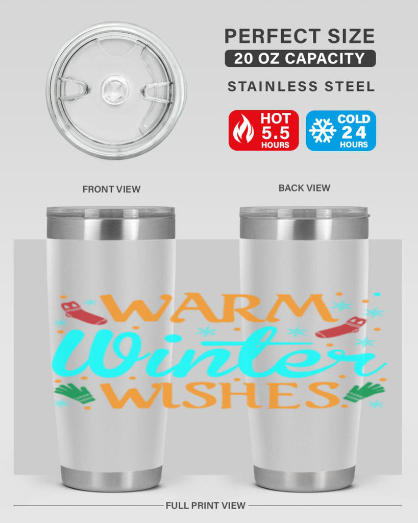 Warm Winter Wishes 465#- winter- Tumbler