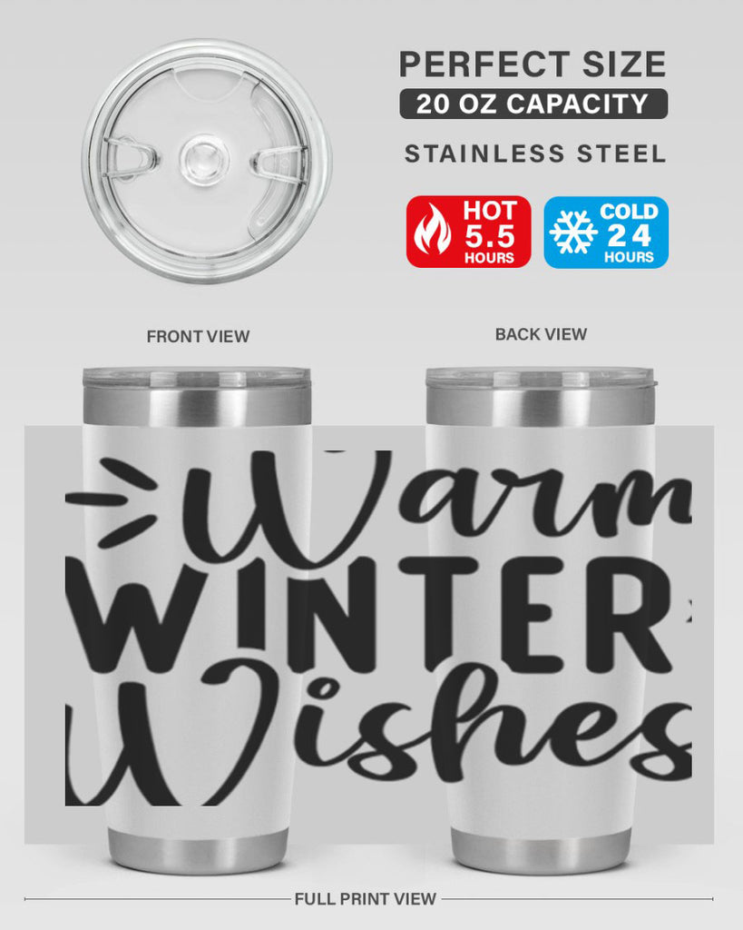 Warm Winter Wishes459#- winter- Tumbler