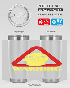Warning Style 12#- duck- Tumbler