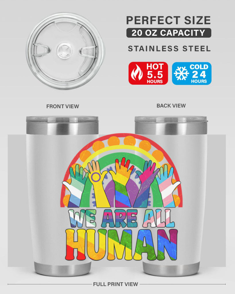 We Are All Human Pride Ally Rainbow Lgbt 25#- lgbt- Tumbler