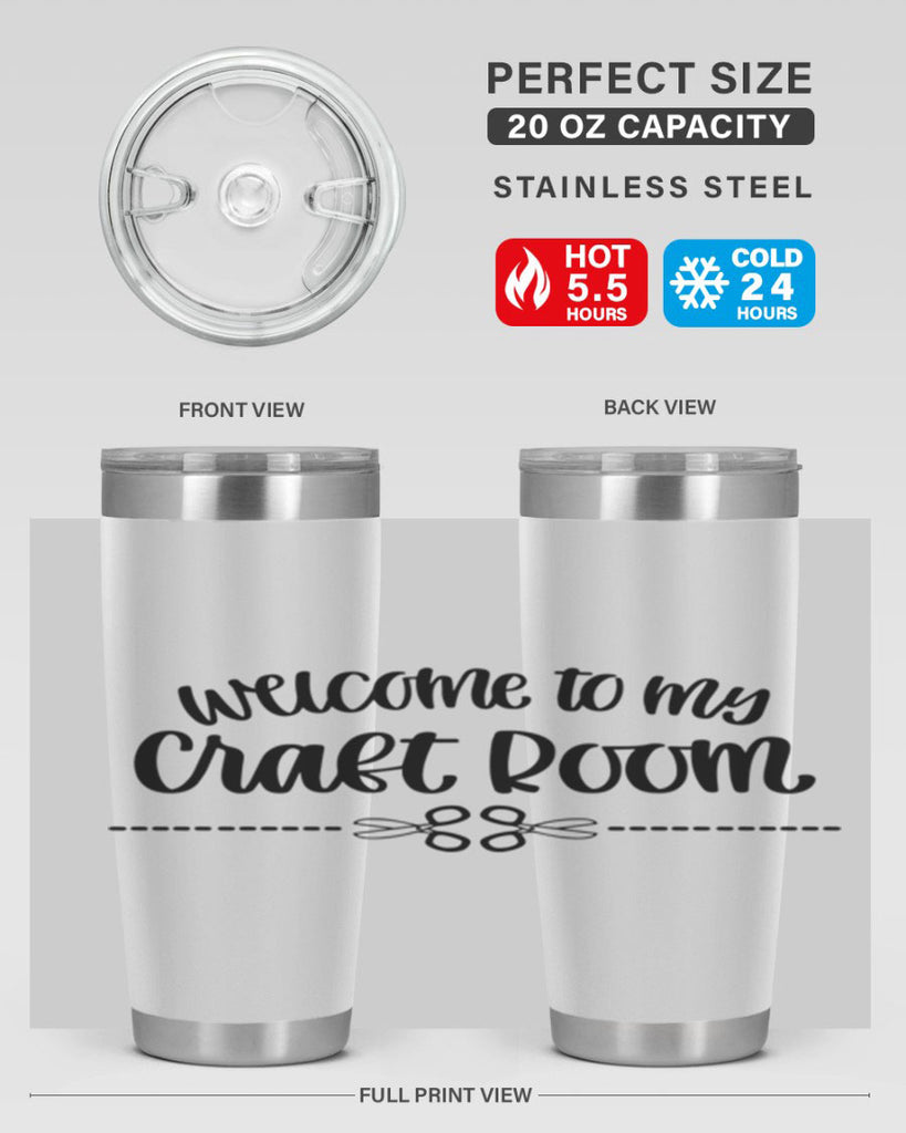 Welcome To My Craft Room 2#- crafting- Tumbler