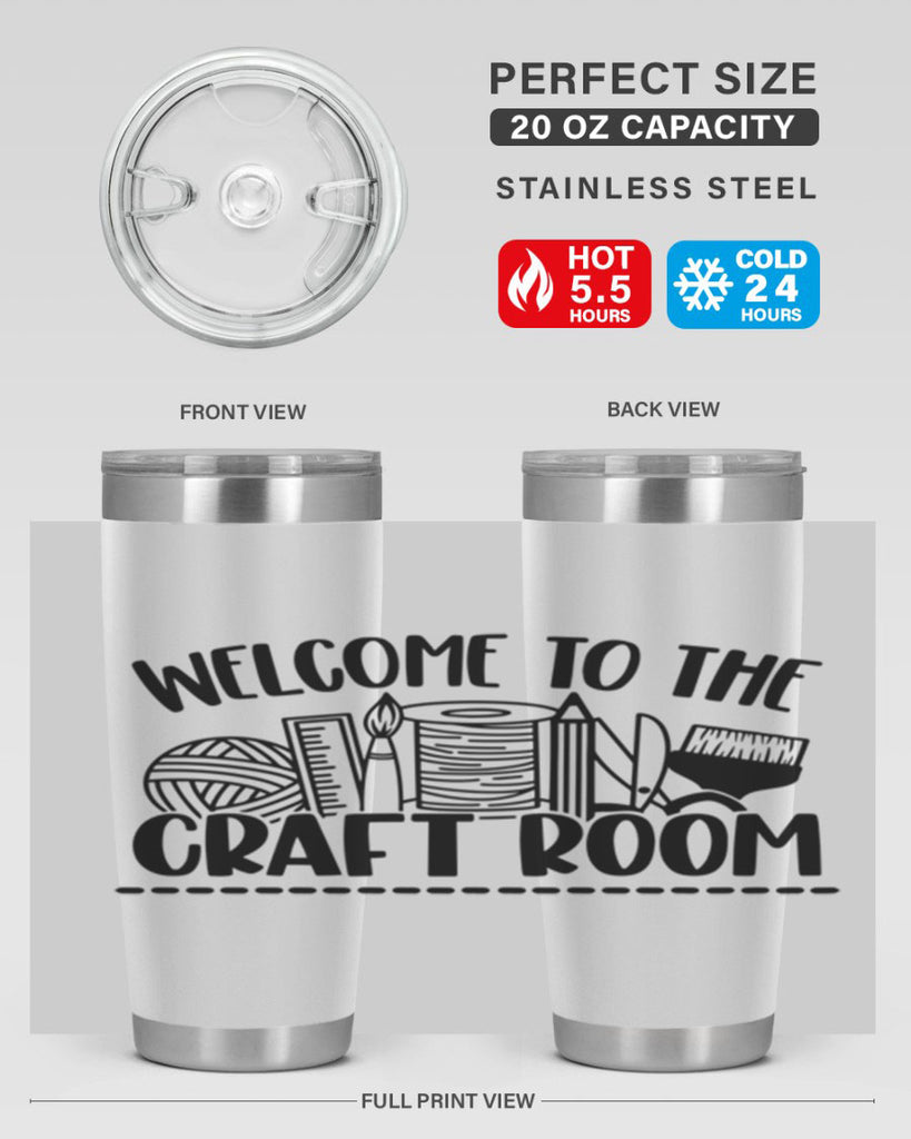 Welcome To the Craft Room 1#- crafting- Tumbler