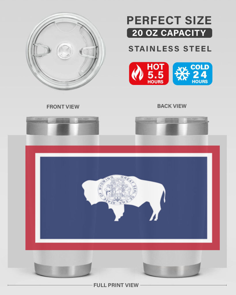 Wyoming 1#- stateflags- Tumbler
