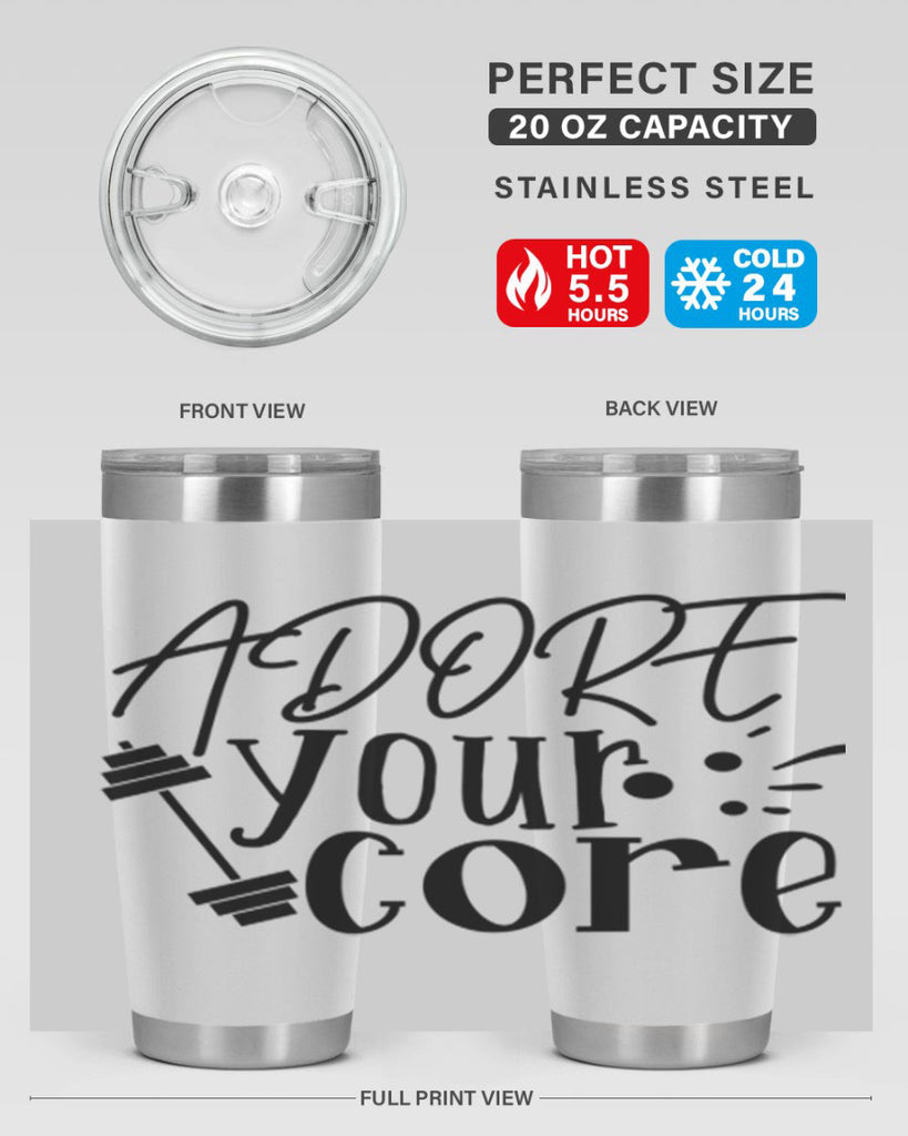adore your core Style 111#- summer- Tumbler