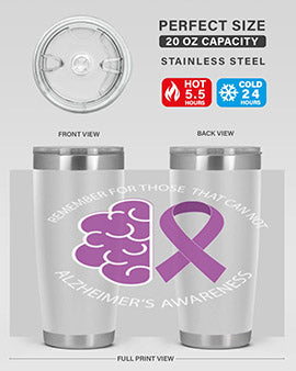 alzheimers awareness style 40#- alzheimers- Tumbler