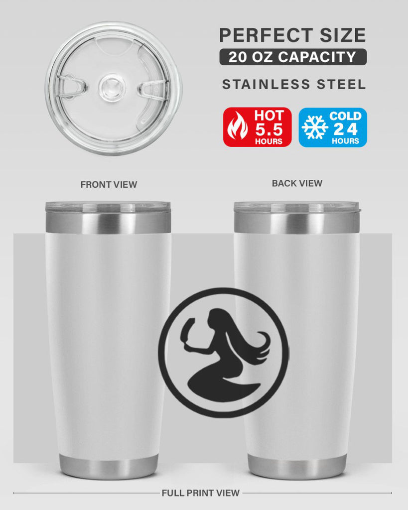 aquarius 80#- zodiac- Tumbler