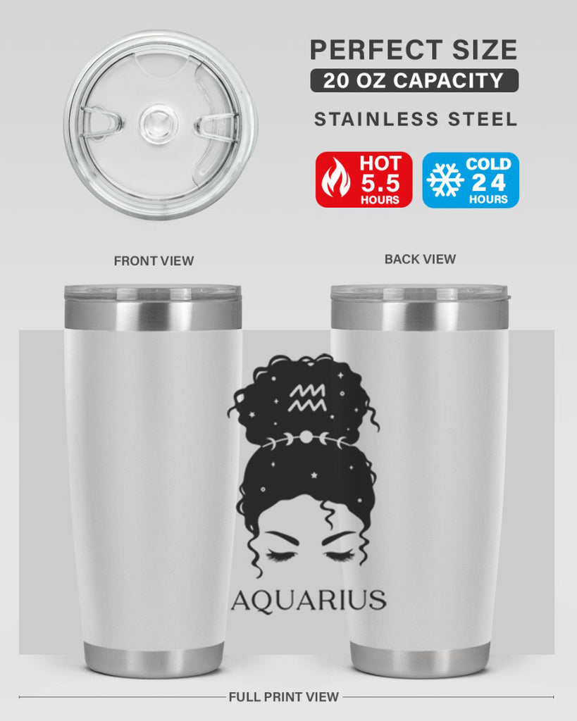 aquarius 81#- zodiac- Tumbler