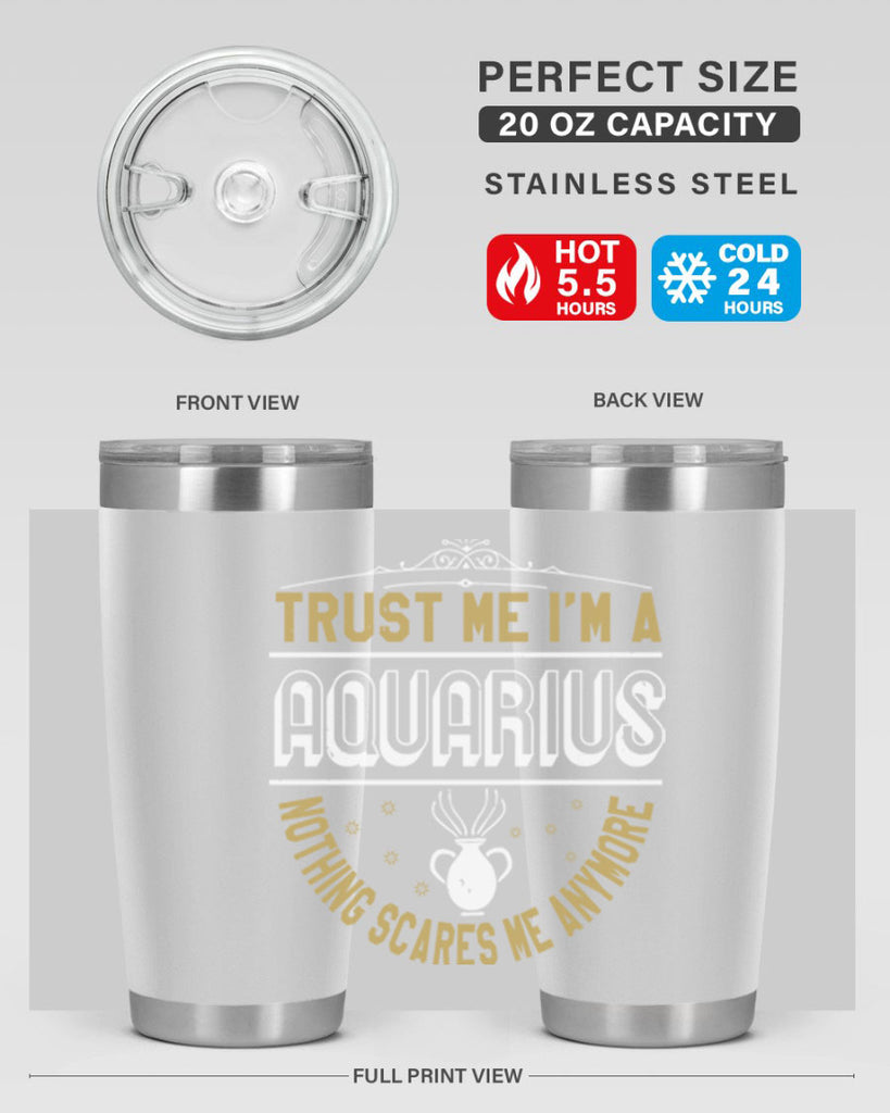 aquarius 87#- zodiac- Tumbler