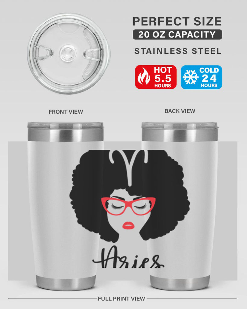aries 122#- zodiac- Tumbler