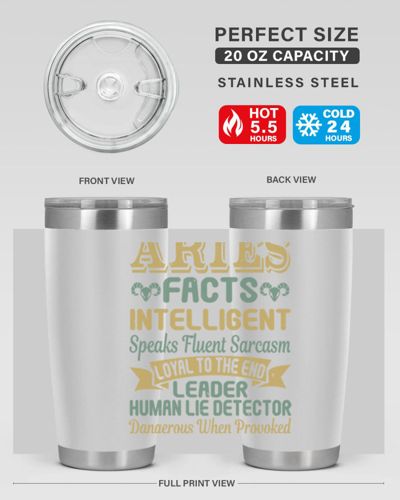 aries 123#- zodiac- Tumbler