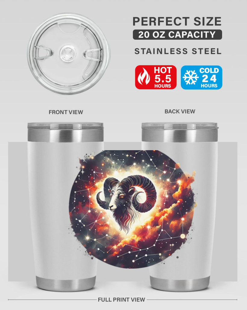 aries 126#- zodiac- Tumbler