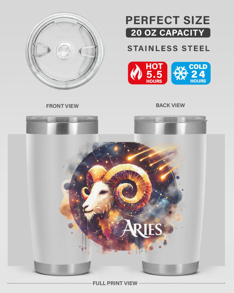 aries 127#- zodiac- Tumbler