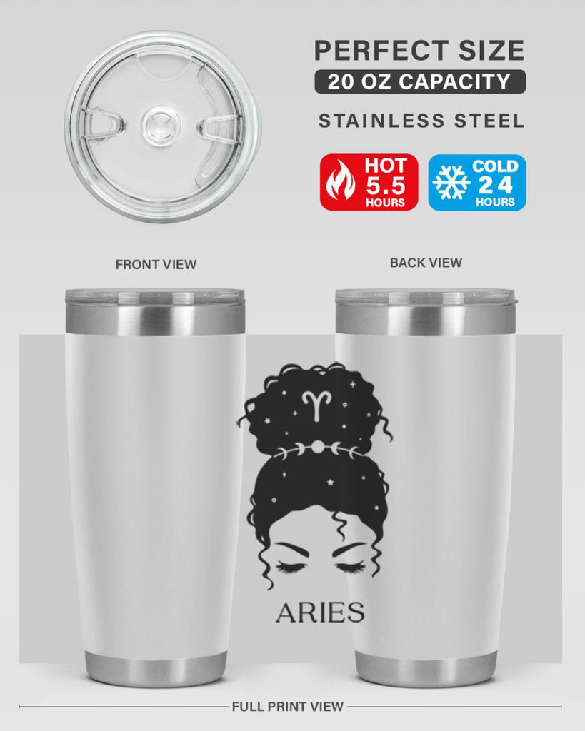 aries 132#- zodiac- Tumbler