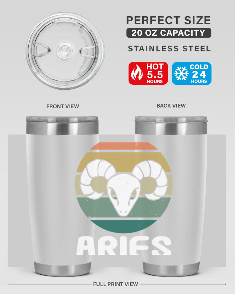 aries 134#- zodiac- Tumbler