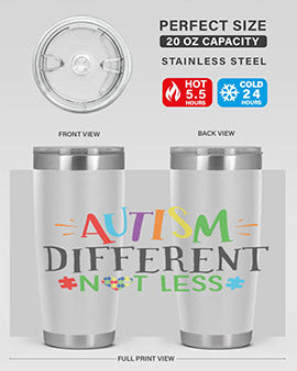 autism different not less Style 5#- autism- Tumbler