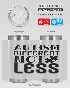 autism different not less Style 6#- autism- Tumbler