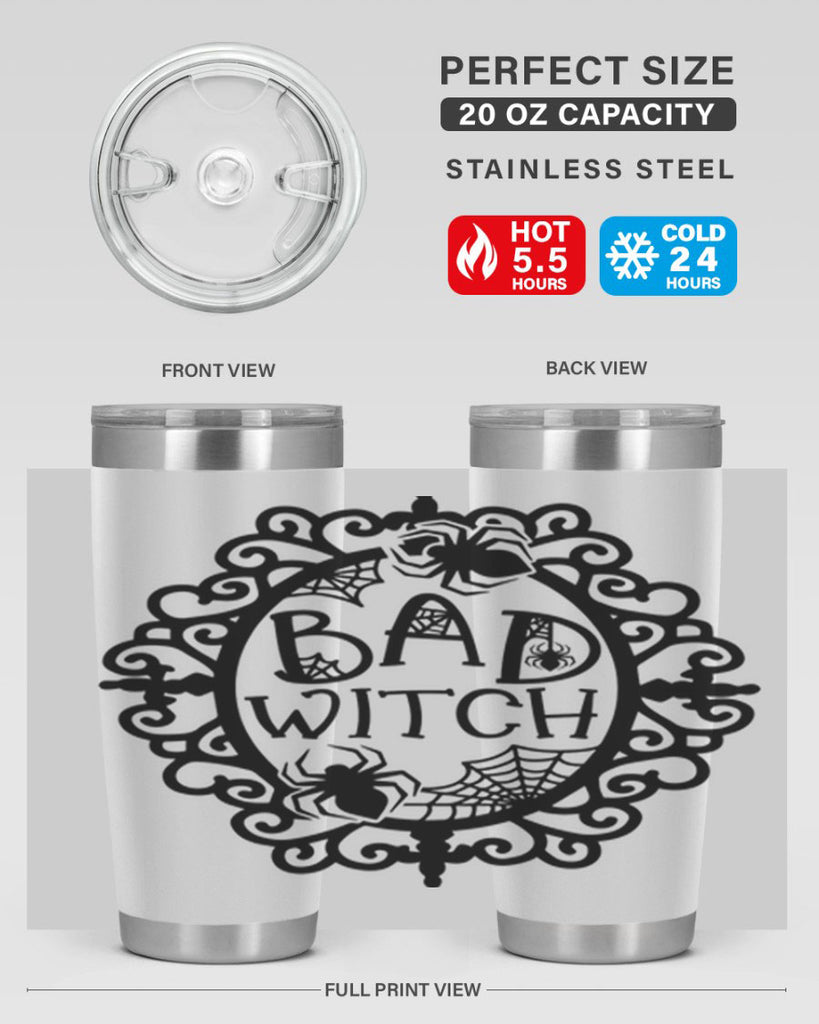 bad witch 92#- halloween- Tumbler