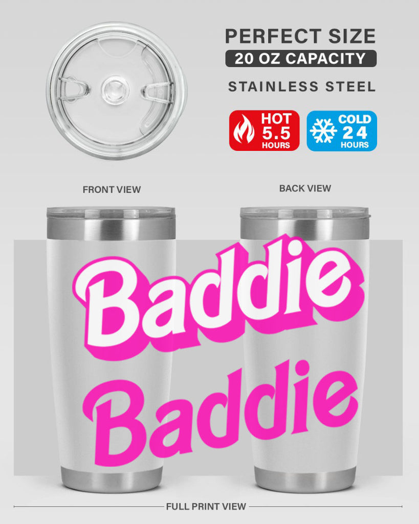 baddie 271#- black words phrases- Cotton Tank