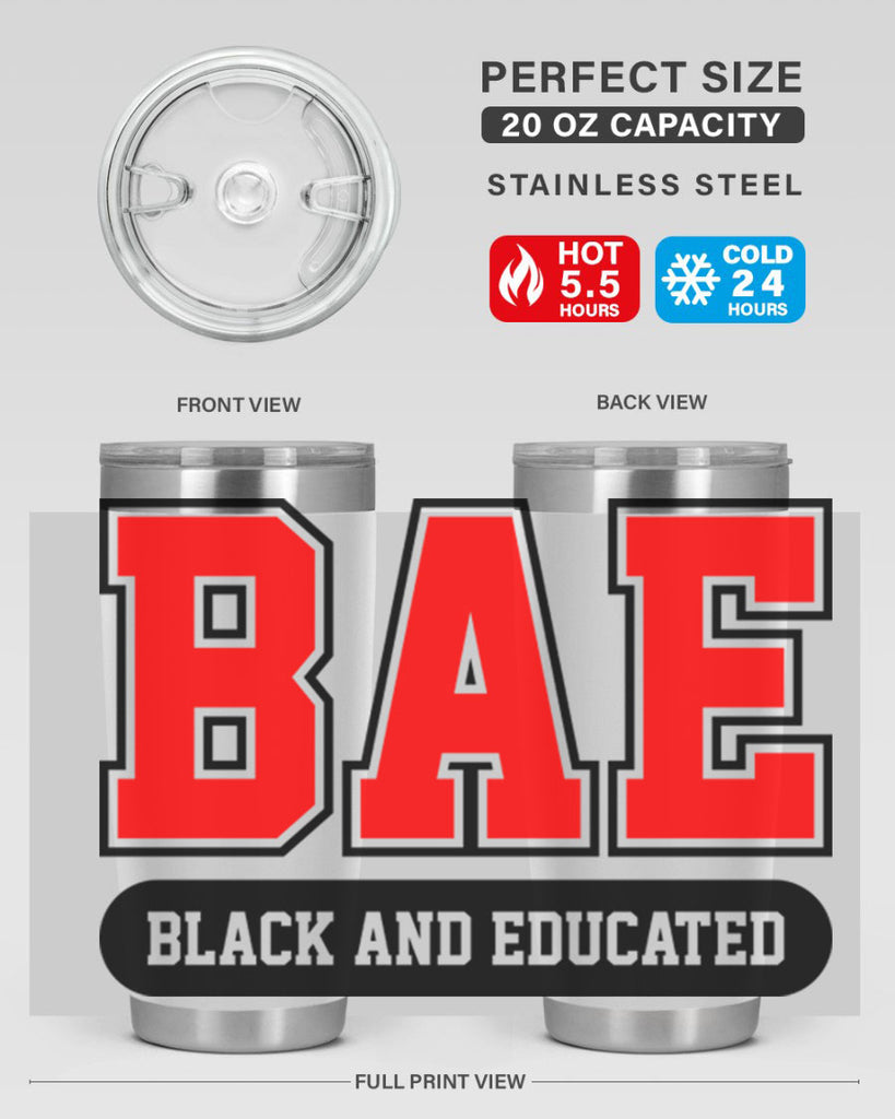bae black and educated 266#- black words phrases- Cotton Tank