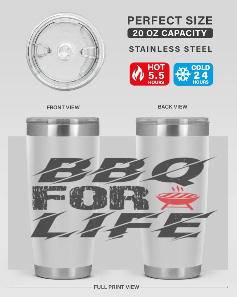 bbq for life 39#- bbq- Tumbler