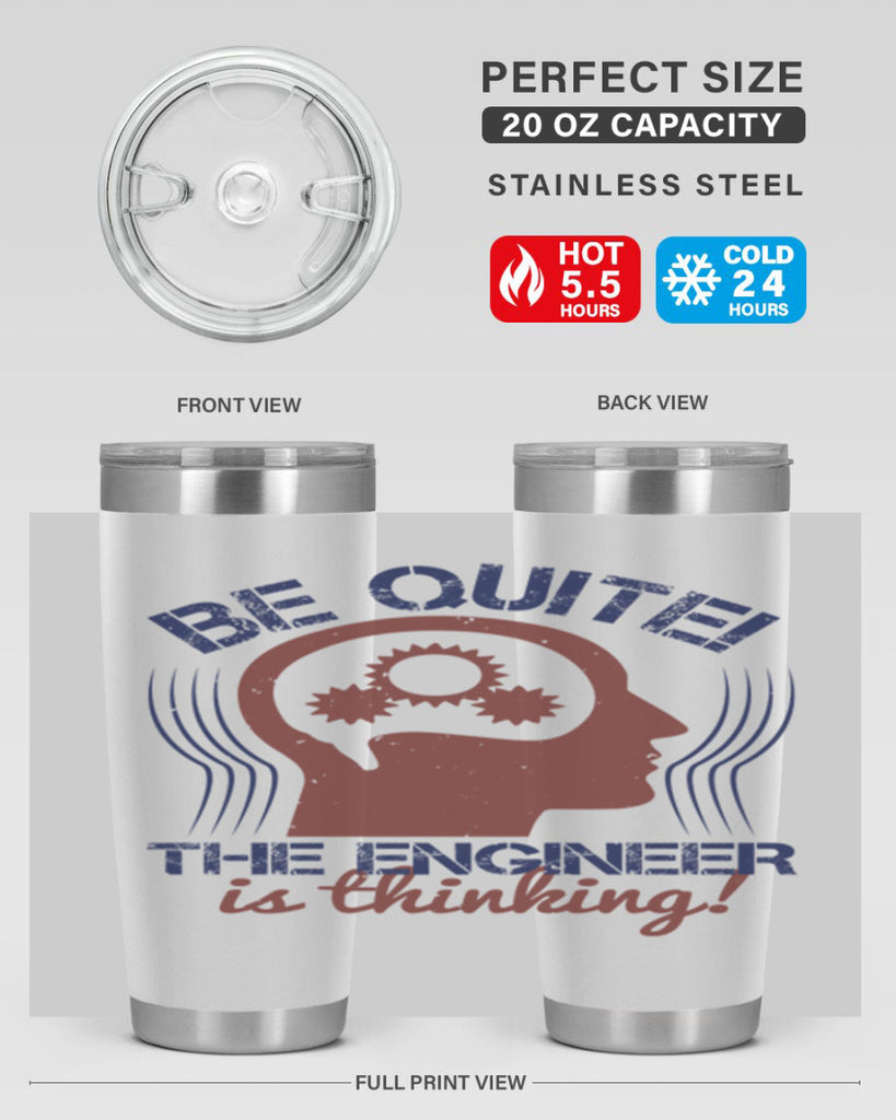 be quite the engineer is thinking Style 39#- engineer- tumbler