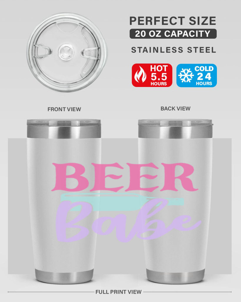 beer babe 135#- beer- Tumbler