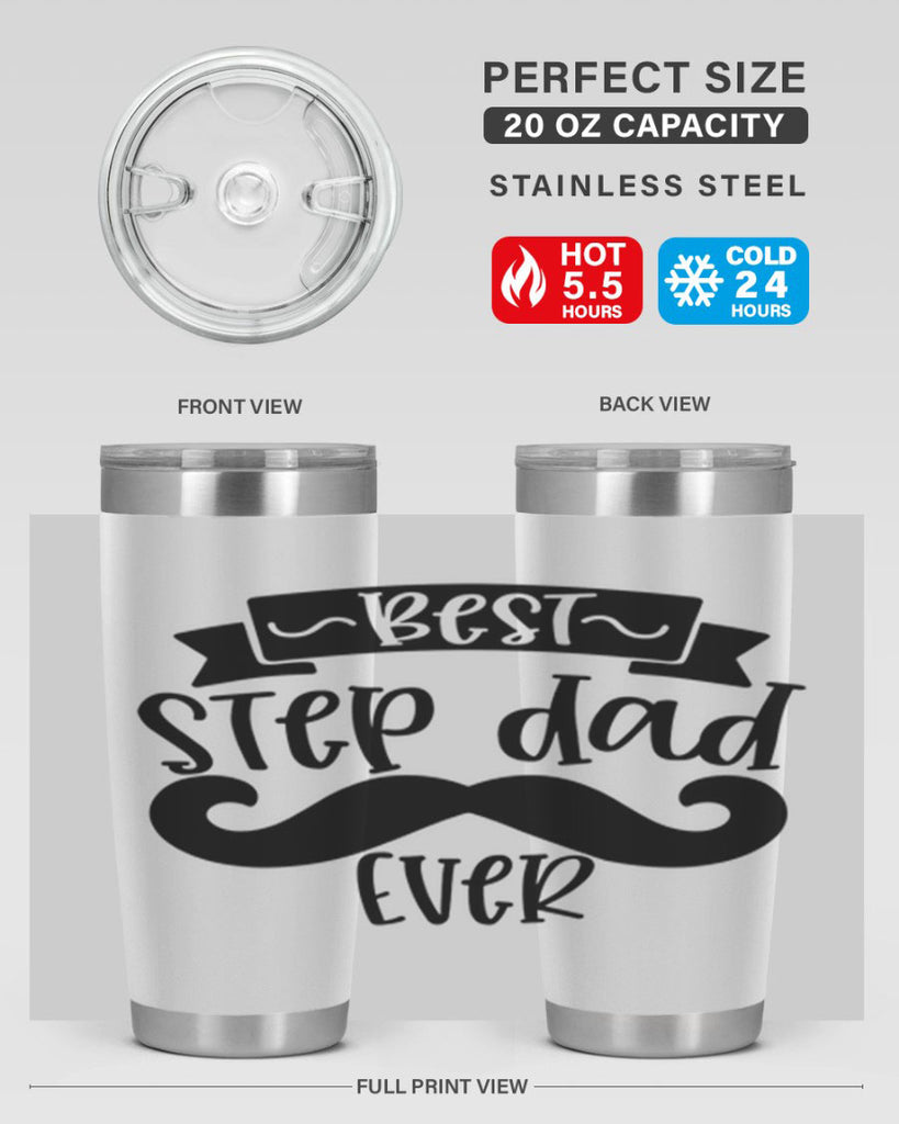 best step dad ever 70#- fathers day- Tumbler