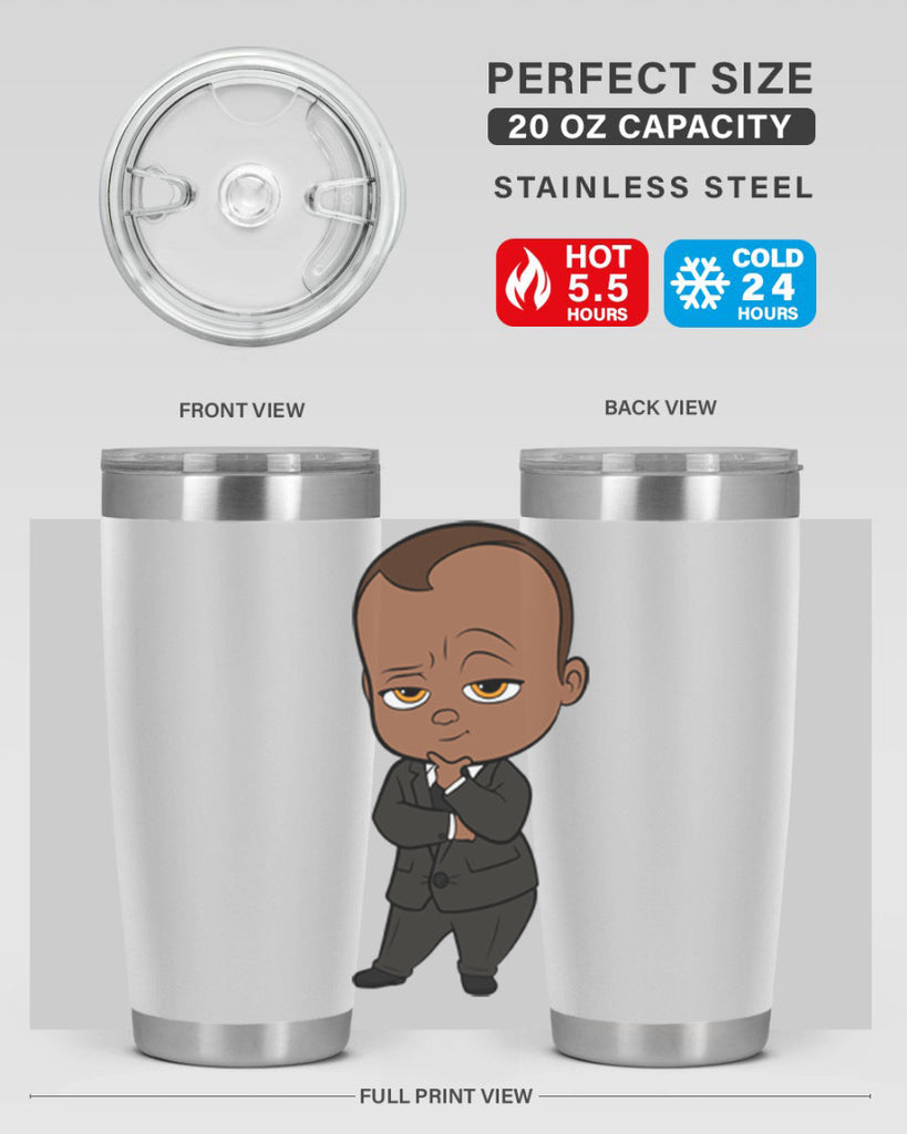 black boy 8#- black men - boys- tumbler