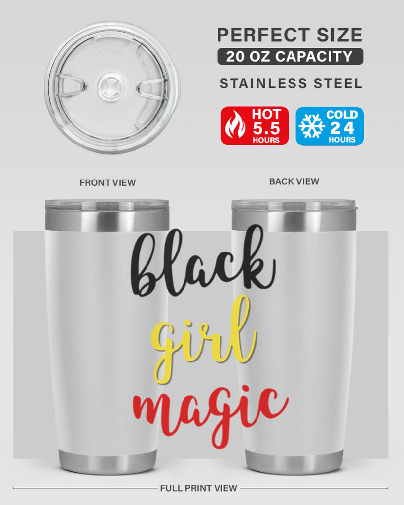black girl magic color 246#- black words phrases- Cotton Tank