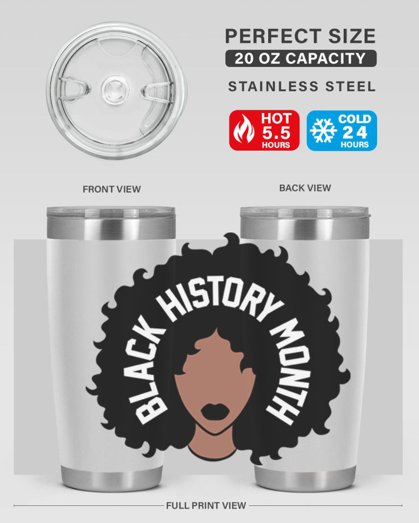 black history month afro woman 239#- black words phrases- Cotton Tank