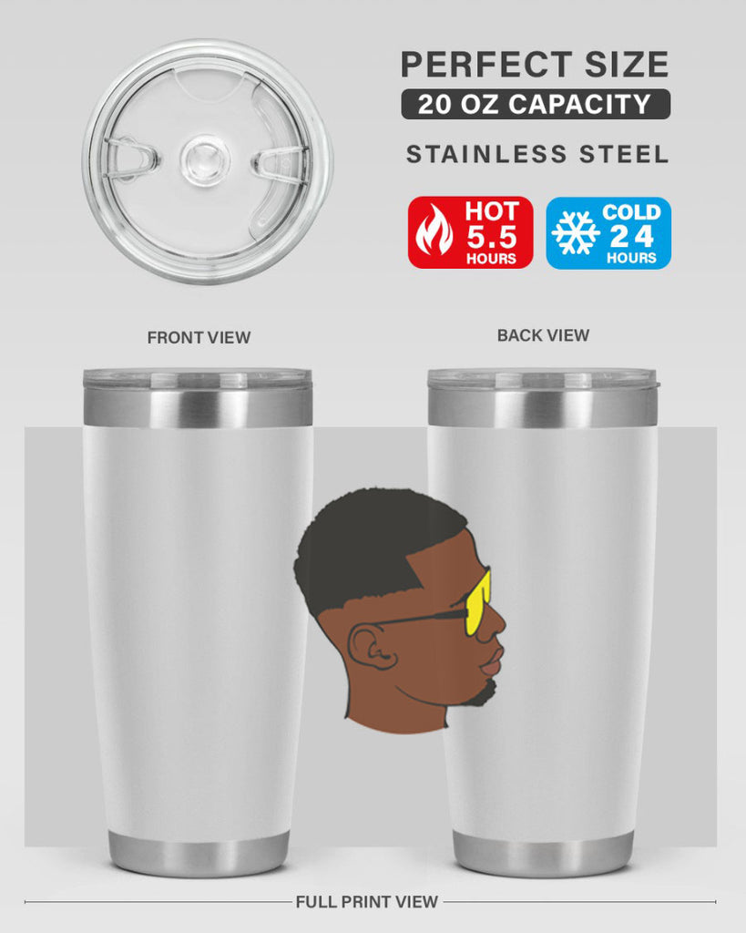 black man 27#- black men - boys- tumbler
