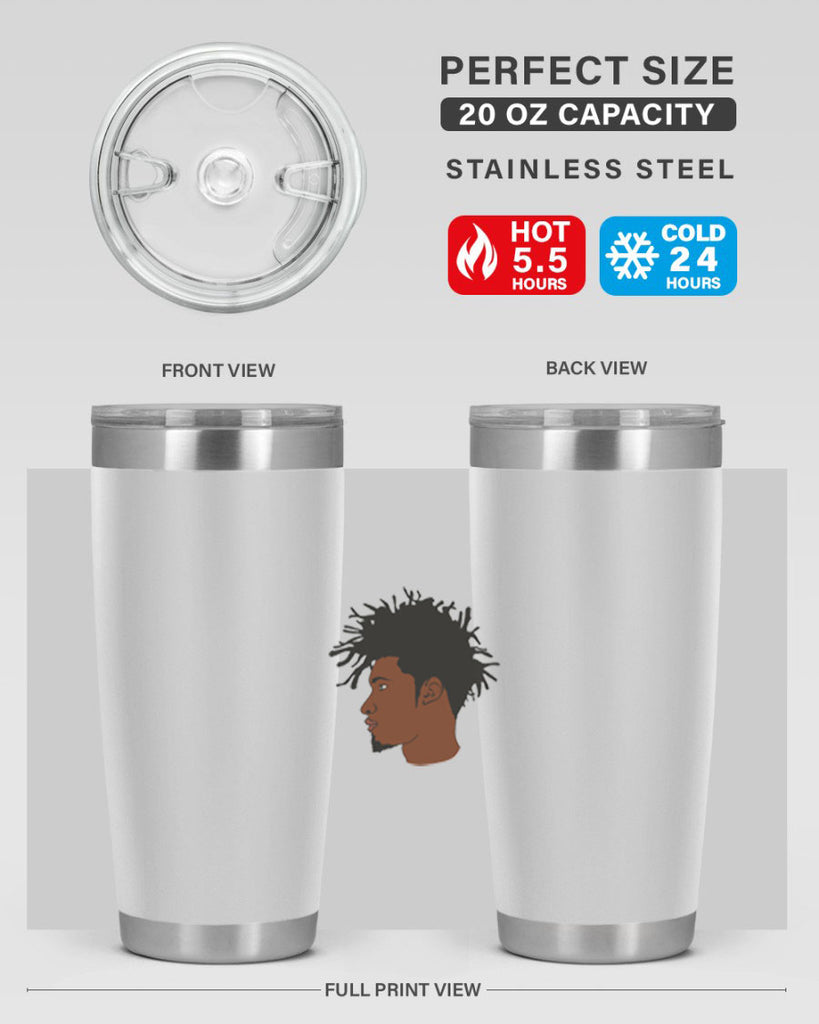 black man 29#- black men - boys- tumbler