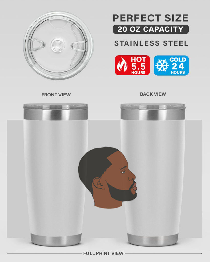 black man 35#- black men - boys- tumbler