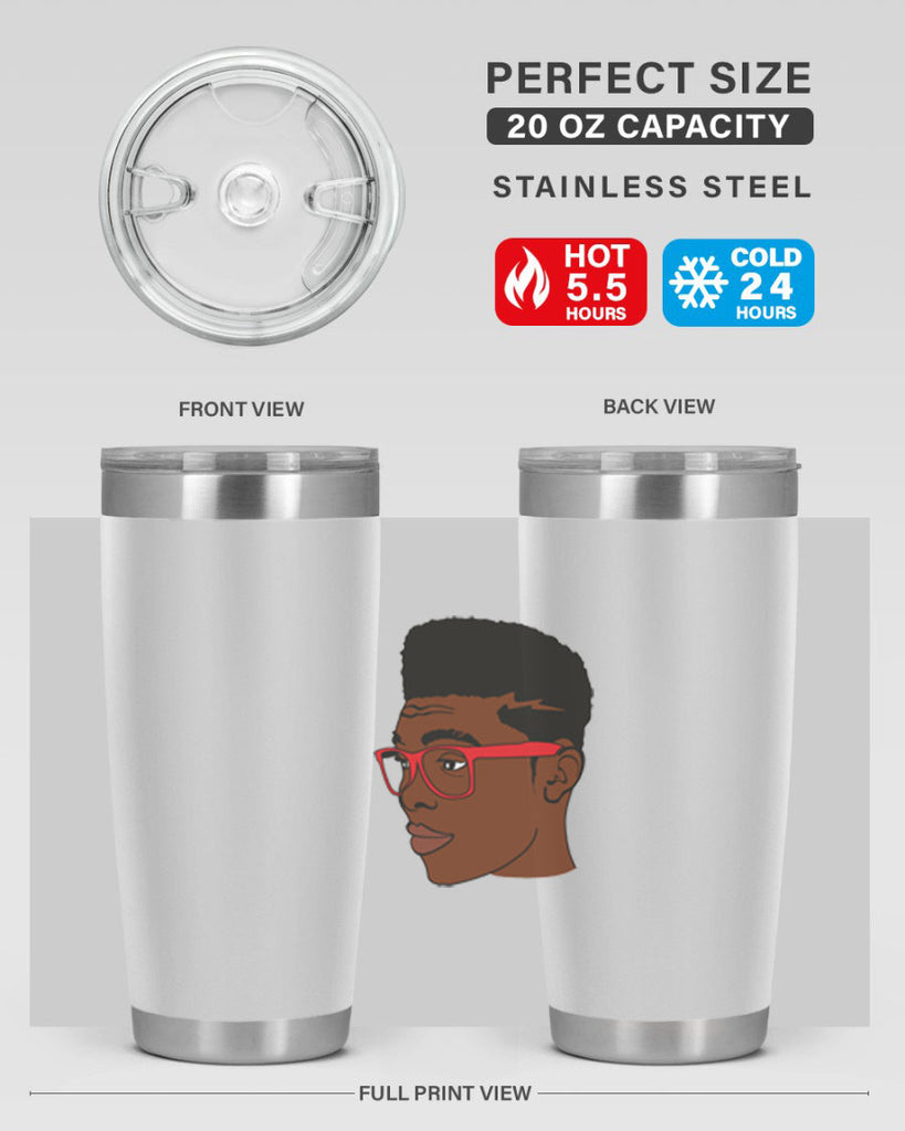 black man 37#- black men - boys- tumbler