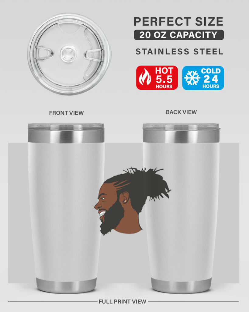 black man 41#- black men - boys- tumbler