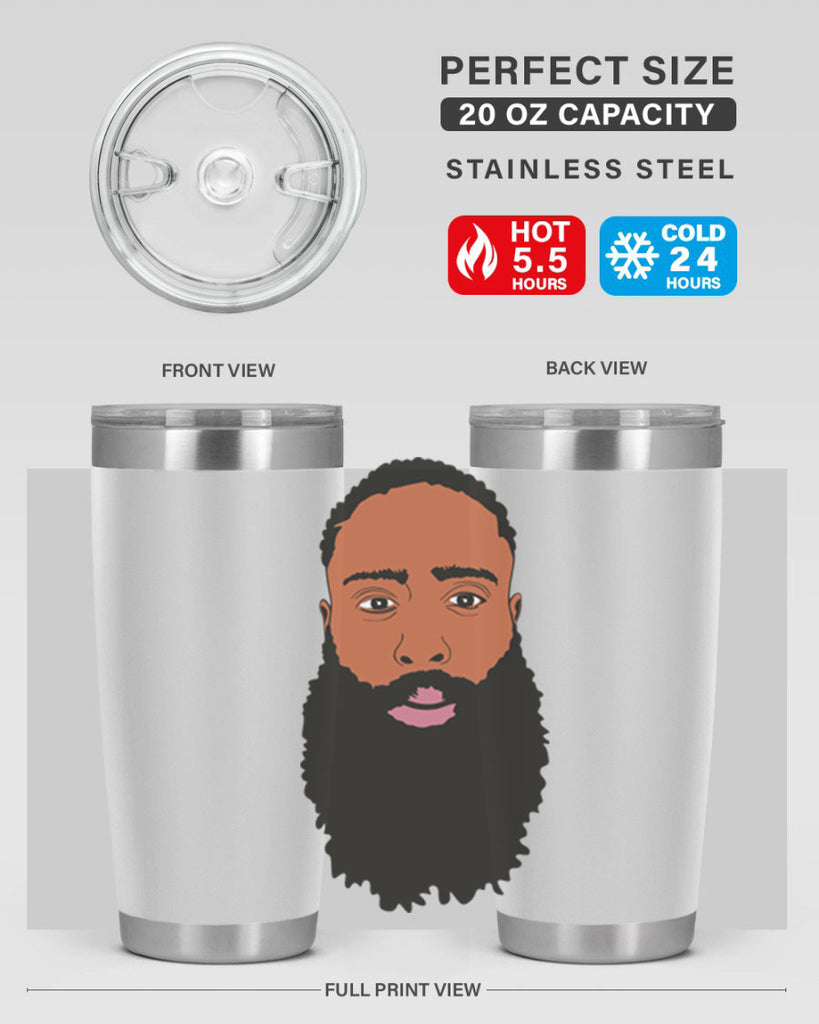 black man style 2#- black men - boys- tumbler