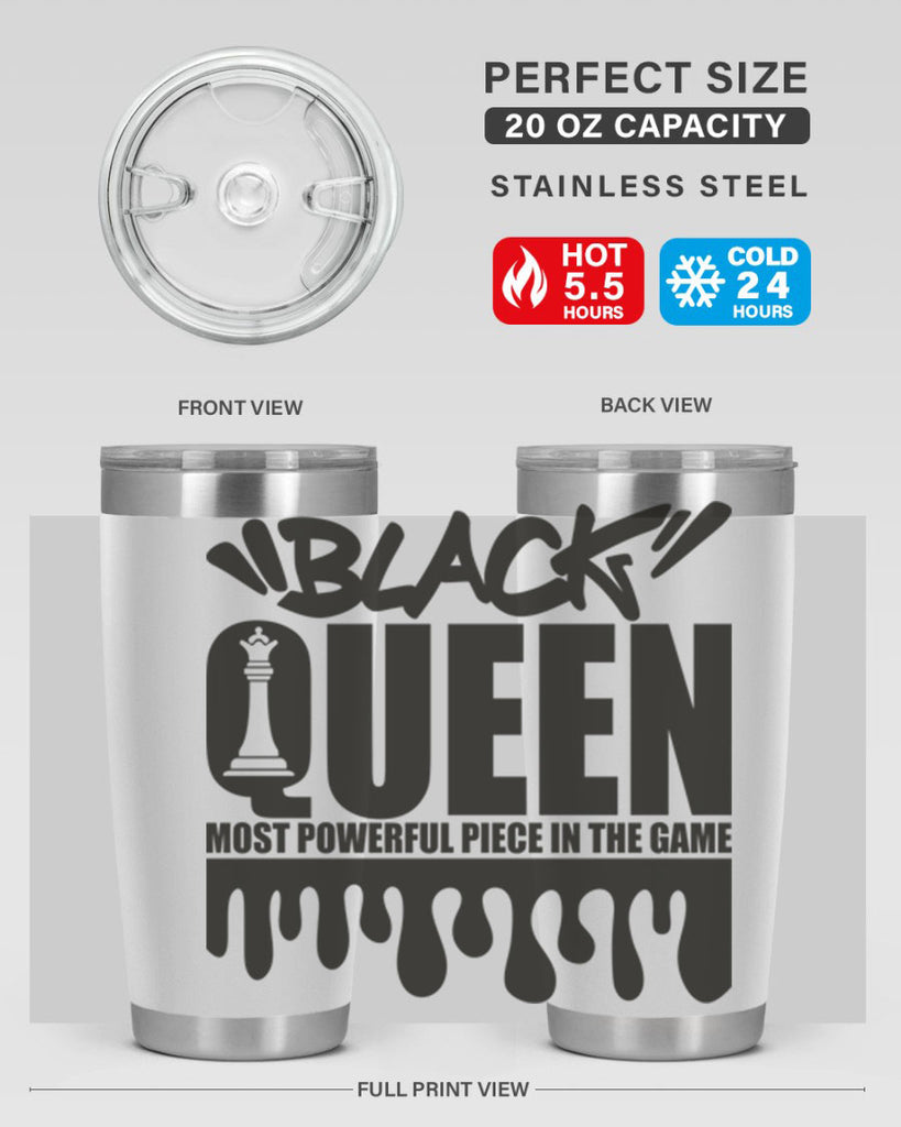 black queen 213#- black words phrases- Cotton Tank