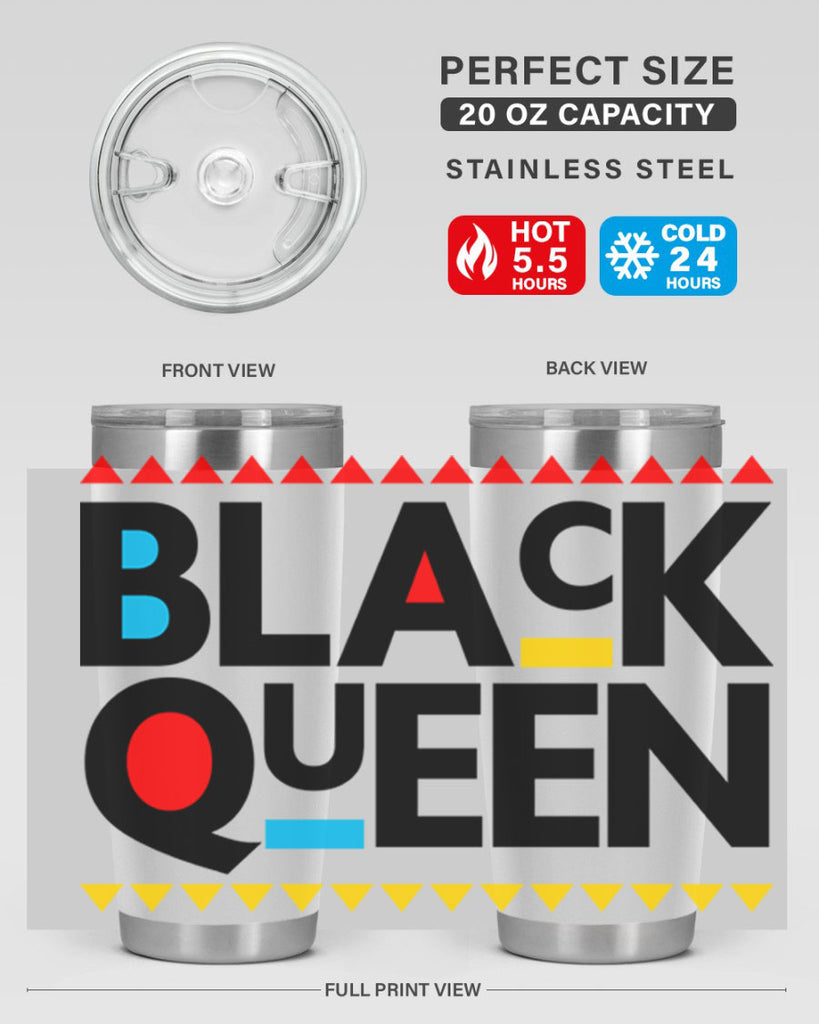 black queen 222#- black words phrases- Cotton Tank