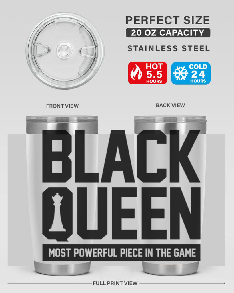 black queenchess 194#- black words phrases- Cotton Tank