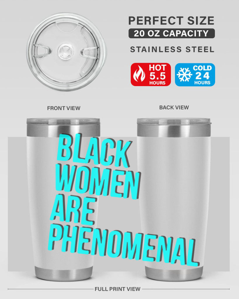 black woman are phenomenal color 216#- black words phrases- Cotton Tank