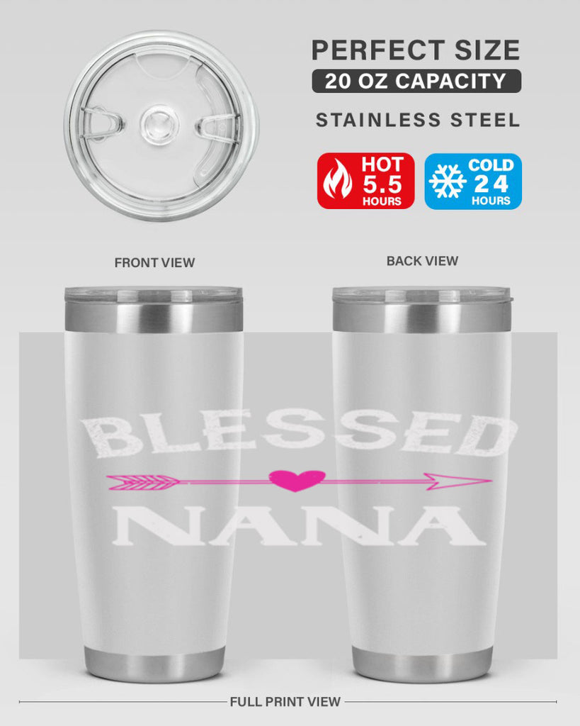 blessed nana 34#- grandma - nana- Tumbler