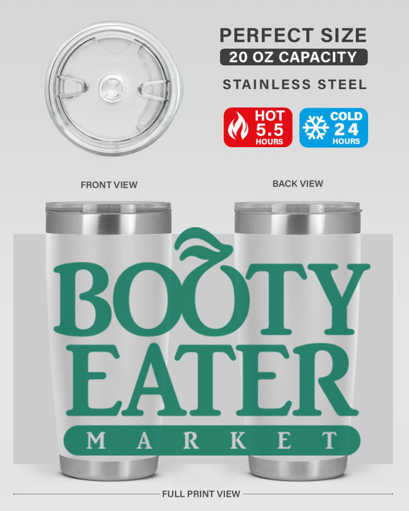 bootyeater 192#- black words phrases- Cotton Tank