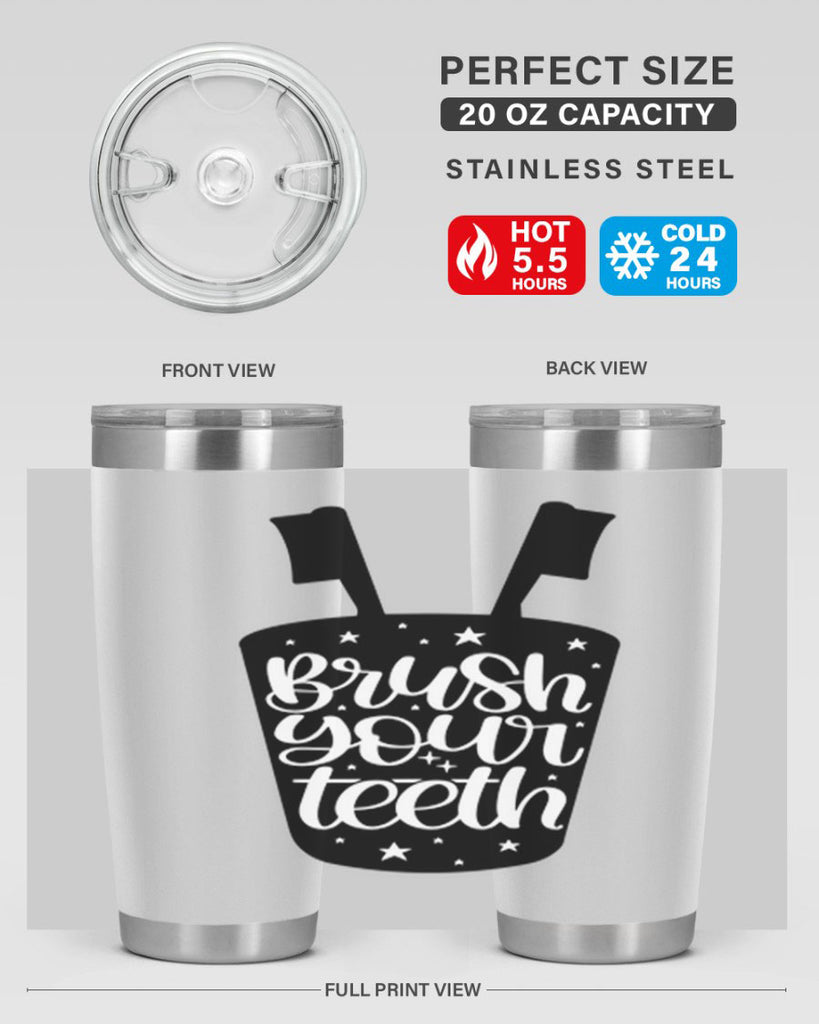 brush your teeth 45#- bathroom- Tumbler