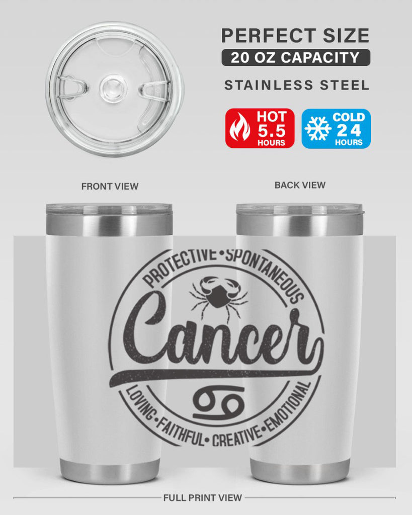 cancer 153#- zodiac- Tumbler